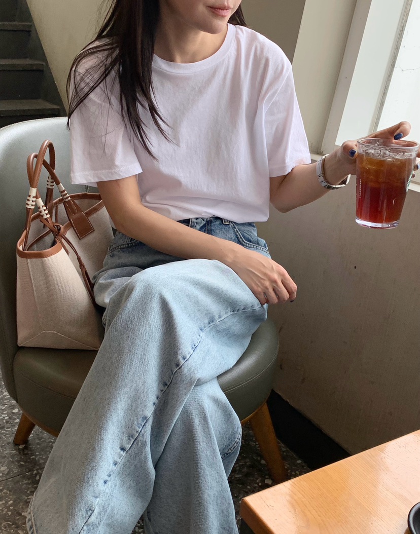 COURGETTE東大門代購女裝新款時尚熱賣休閑人氣職業26春夏T恤COURGETTET恤