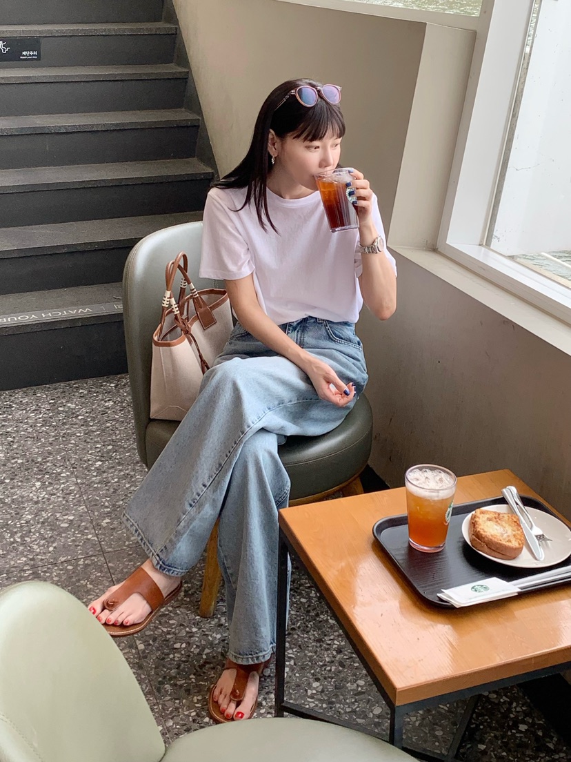 COURGETTE東大門代購女裝新款時尚熱賣休閑人氣職業26春夏T恤COURGETTET恤