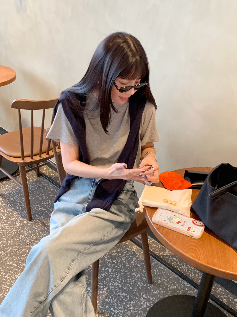 COURGETTE東大門代購女裝新款時尚熱賣休閑人氣職業26春夏T恤COURGETTET恤