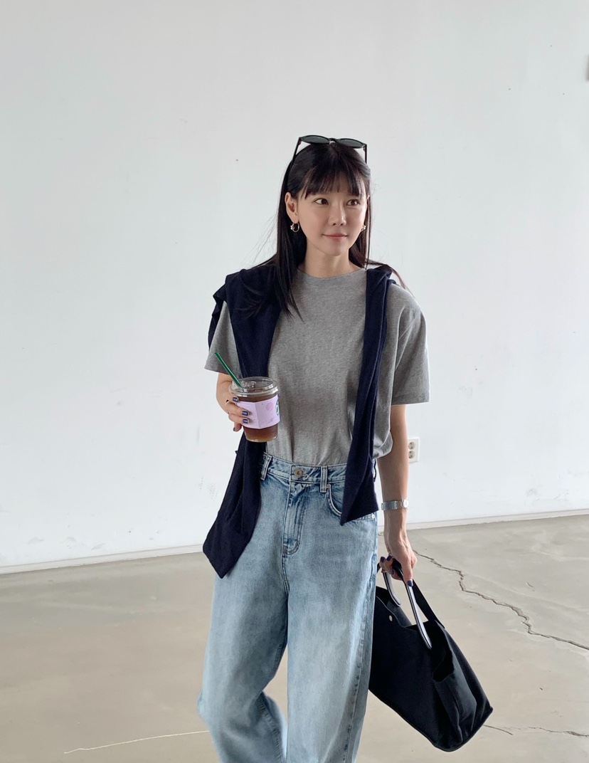 COURGETTE東大門代購女裝新款時尚熱賣休閑人氣職業26春夏T恤COURGETTET恤