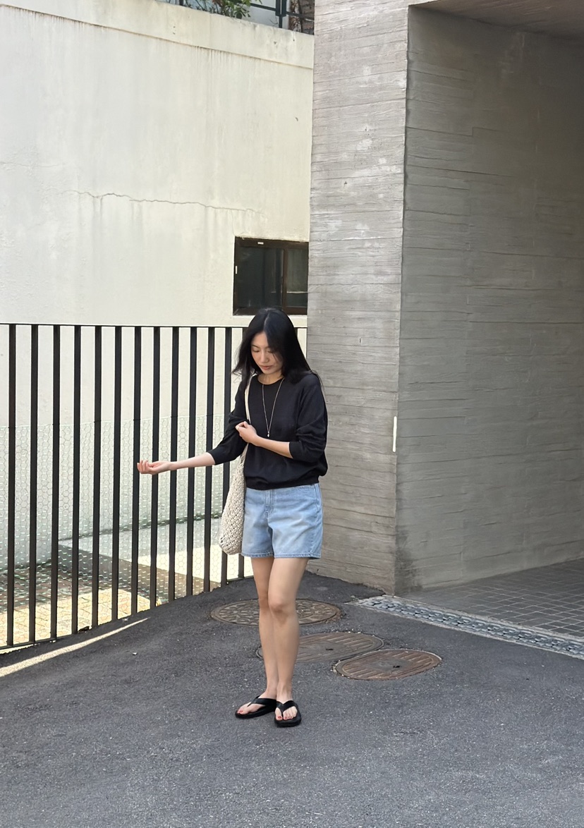 AMY GRACE-A東大門實拍女裝新款時尚熱賣推薦針織衫亞麻AMY GRACE-A針織衫