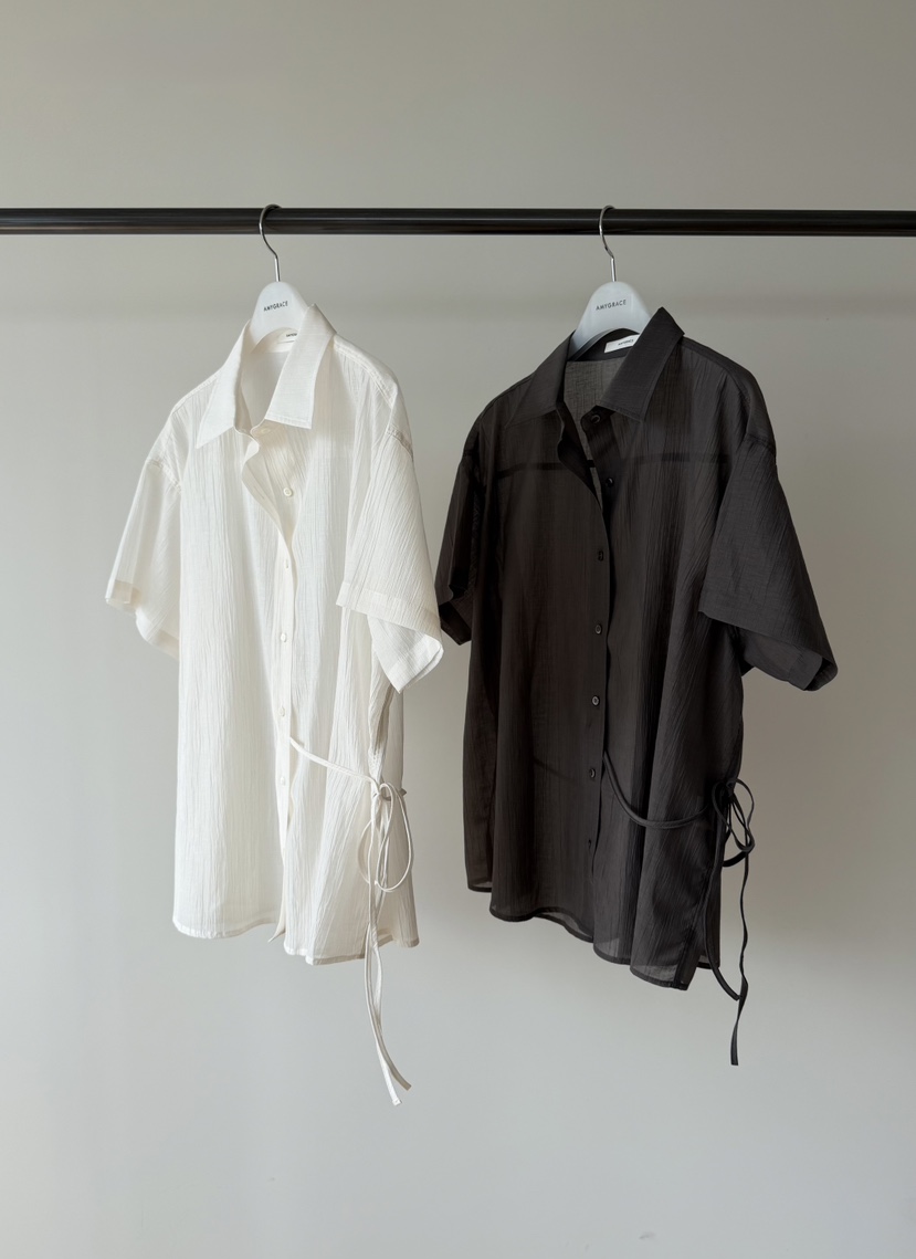 AMY GRACE-A東大門實拍女士新款26春夏熱賣推薦襯衫蕾絲衫AMY GRACE-A襯衫/蕾絲衫