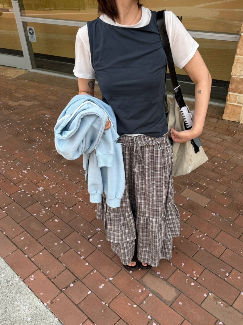 OLI SEOUL東大門實拍韓國女士新品休閑人氣熱賣26春夏長裙OLI SEOUL長裙