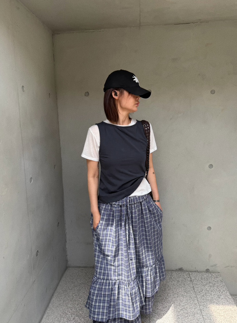 OLI SEOUL東大門實拍韓國女士新品休閑人氣熱賣26春夏長裙OLI SEOUL長裙