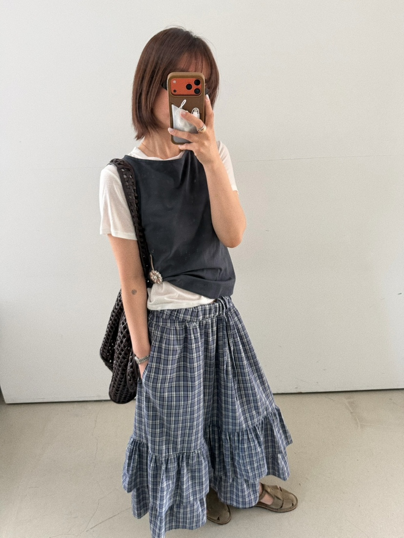 OLI SEOUL東大門實拍韓國女士新品休閑人氣熱賣26春夏長裙OLI SEOUL長裙