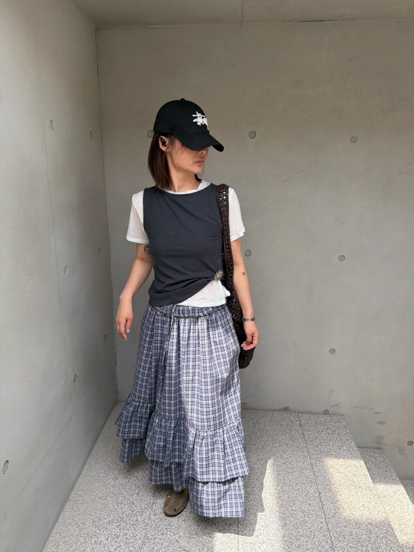 OLI SEOUL東大門實拍韓國女士新品休閑人氣熱賣26春夏長裙OLI SEOUL長裙