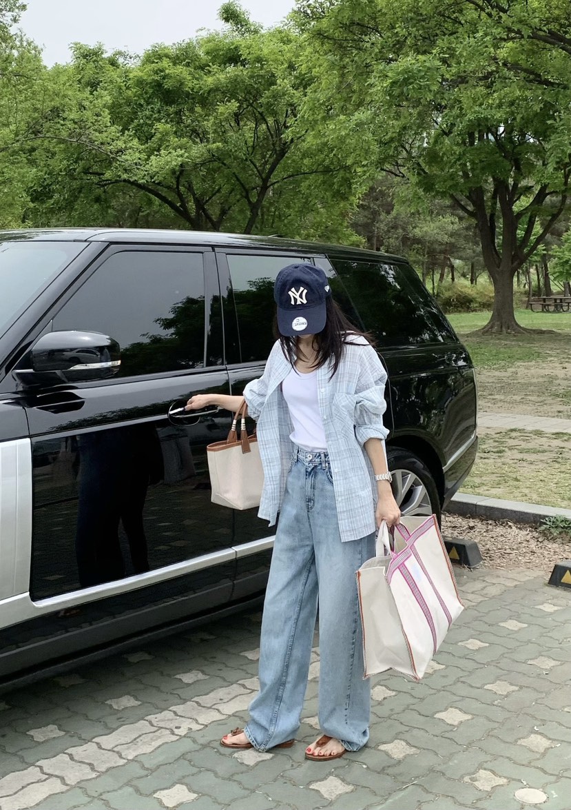 COURGETTE韓國東大門代購女士新品26夏季職業襯衫蕾絲衫格紋COURGETTE襯衫/蕾絲衫