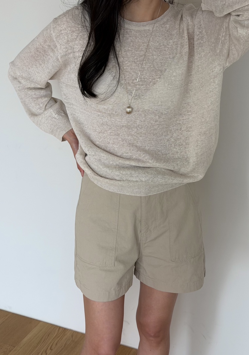 AMY GRACE-A韓國東大門代購女裝新款時尚休閑26春夏短褲AMY GRACE-A短褲