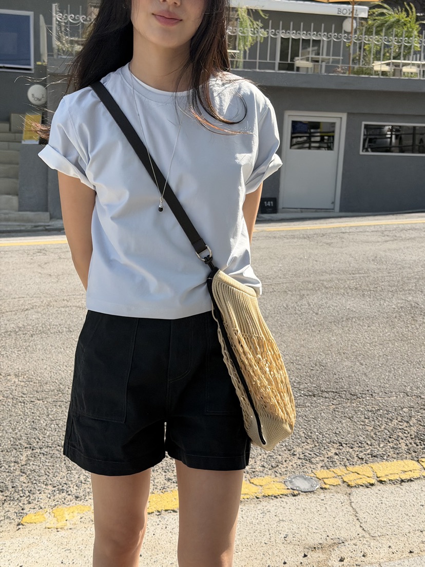 AMY GRACE-A韓國東大門代購女裝新款時尚休閑26春夏短褲AMY GRACE-A短褲