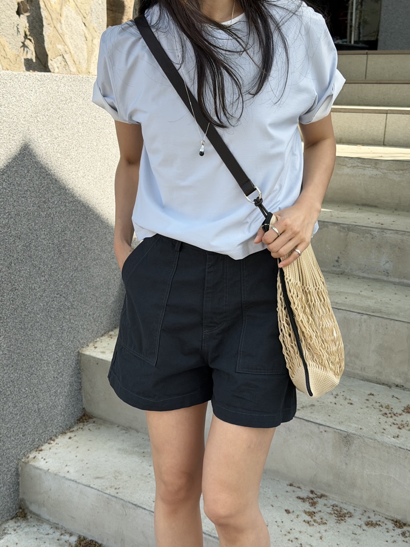 AMY GRACE-A韓國東大門代購女裝新款時尚休閑26春夏短褲AMY GRACE-A短褲