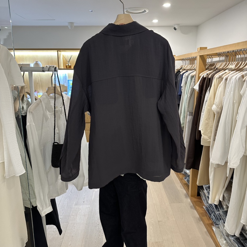 ROUNDER東大門代購女士新款休閑26春夏推薦真品熱賣夾克透明ROUNDER夾克