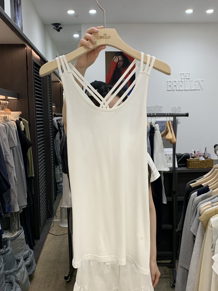 BRELLIN東大門直郵女裝新品熱賣真品休閑26春夏時尚吊帶背心BRELLIN吊帶/背心圖色1
