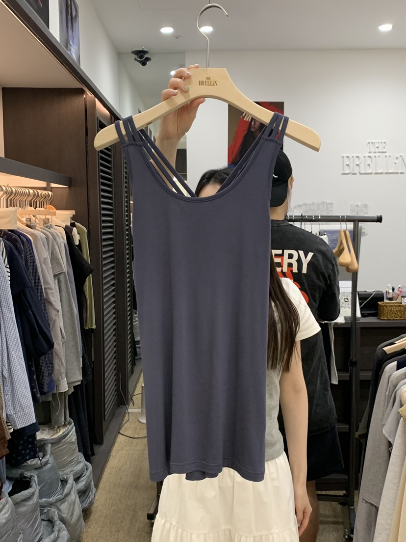 BRELLIN東大門直郵女裝新品熱賣真品休閑26春夏時尚吊帶背心BRELLIN吊帶/背心圖色3