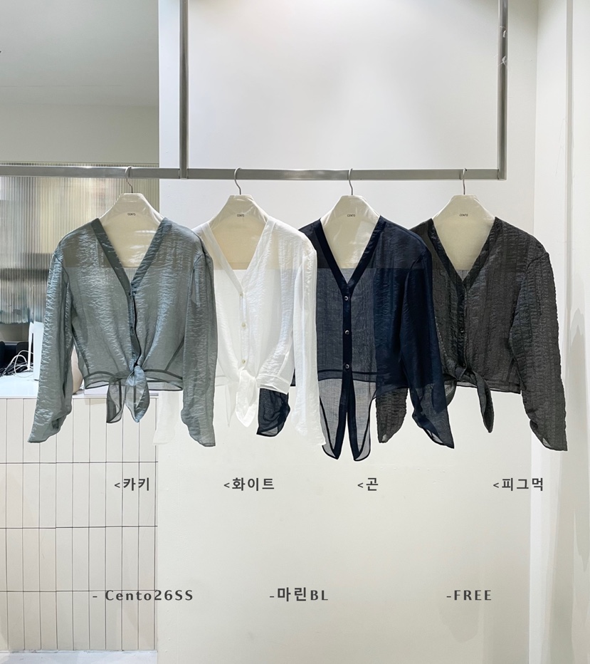 CENTO韓國東大門代購女士新品26春夏熱賣26夏季襯衫蕾絲衫CENTO襯衫/蕾絲衫