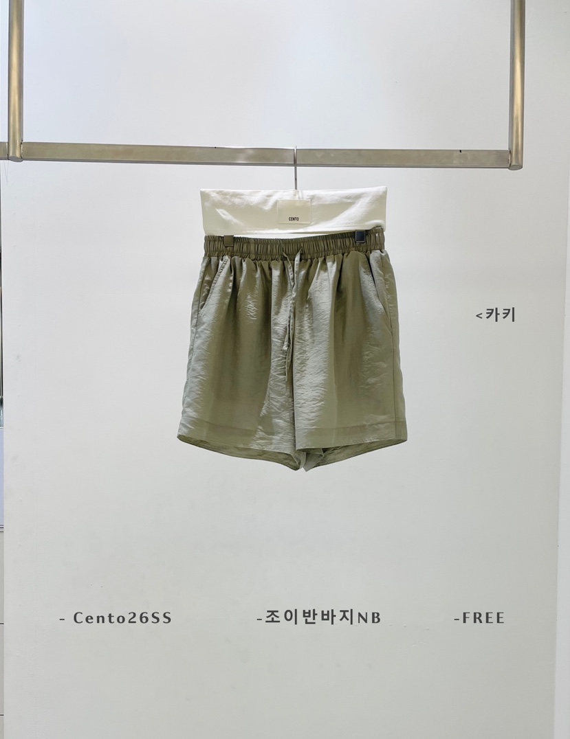 CENTO東大門實拍韓國女裝新品推薦26夏季休閑職業26春夏短褲CENTO短褲圖色2