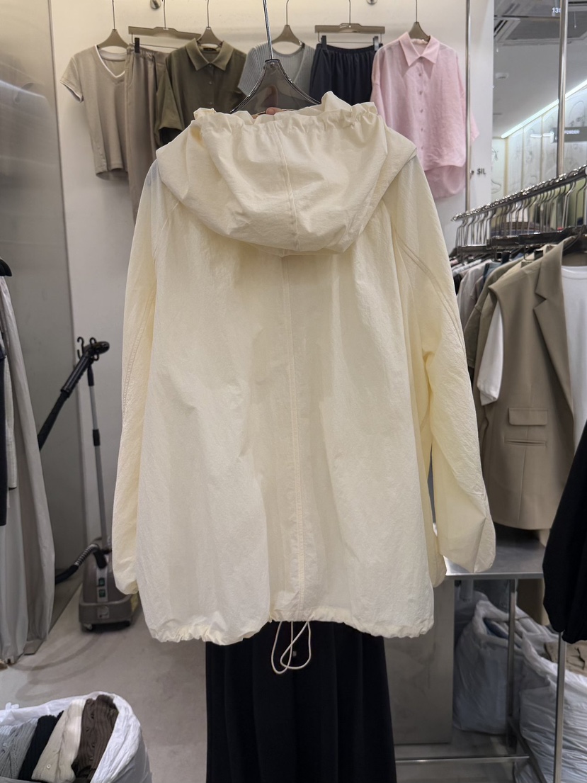 THE SIL韓國直郵女裝新品時尚26春夏26夏季夾克兜帽褶皺THE SIL/1 2ILLY夾克