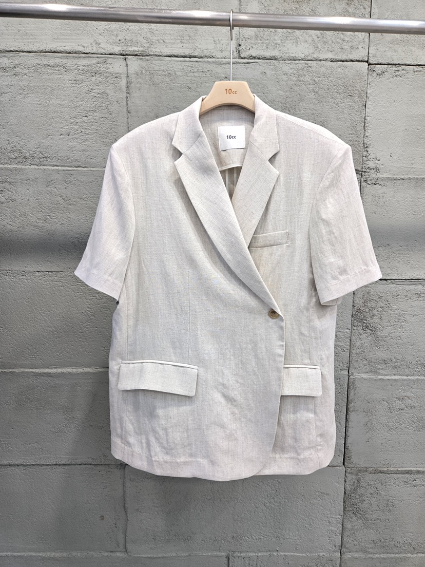 10CC韓國直郵女裝新品真品熱賣推薦26春夏人氣職業時尚夾克10CC夾克圖色1