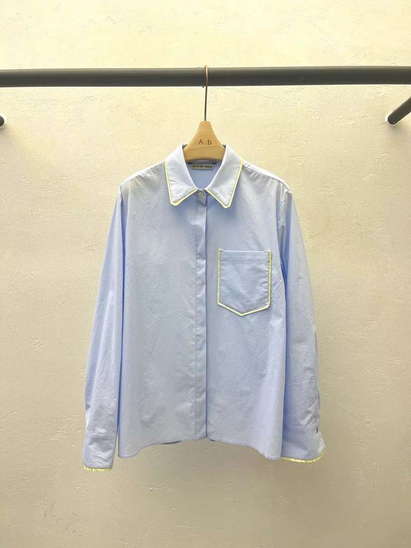 AUTUMN BEIGE-Q韓國代購女裝新款熱賣推薦休閑襯衫蕾絲衫A.b/AUTUMN BEIGE襯衫/蕾絲衫圖色2