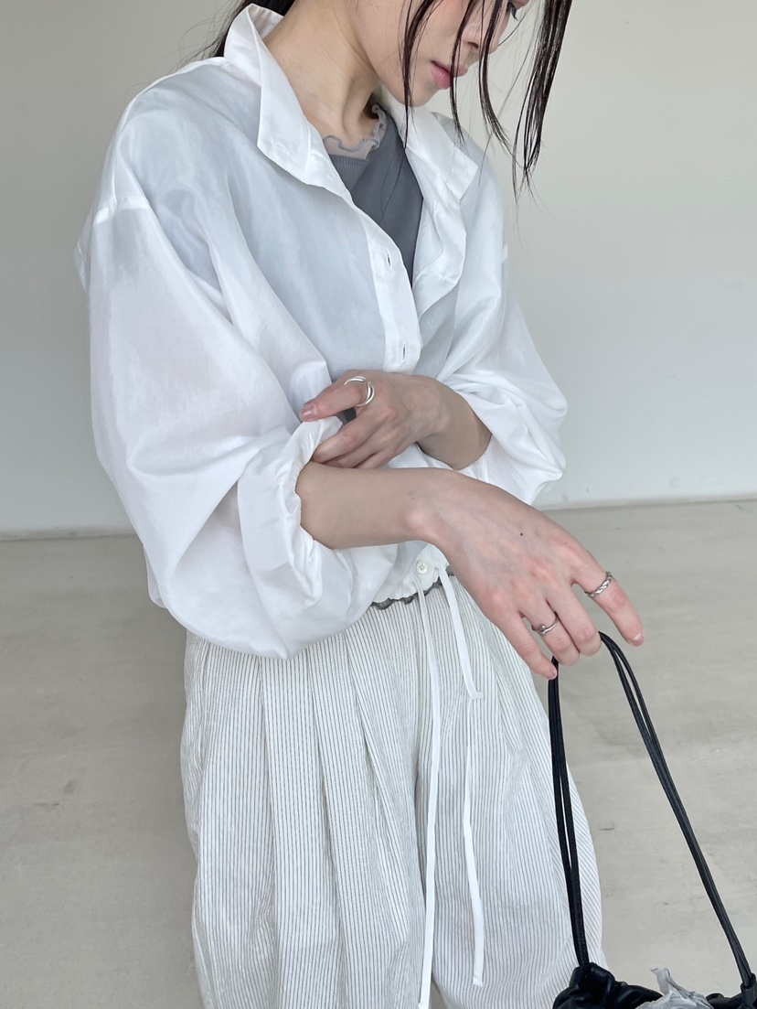 CENTO韓國直郵女士新款人氣時尚推薦休閑職業襯衫蕾絲衫高領CENTO襯衫/蕾絲衫