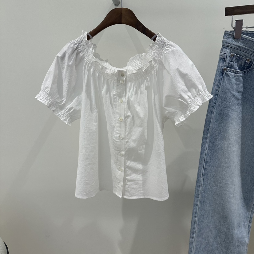 AGO韓國直郵女裝新款人氣26春夏推薦真品職業熱賣襯衫蕾絲衫AGO襯衫/蕾絲衫圖色1