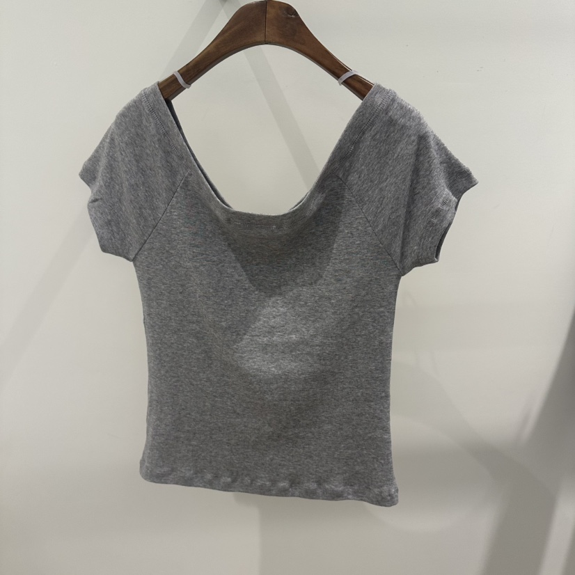 AGO東大門實拍韓國女士新款26春夏26夏季休閑職業時尚T恤AGOT恤