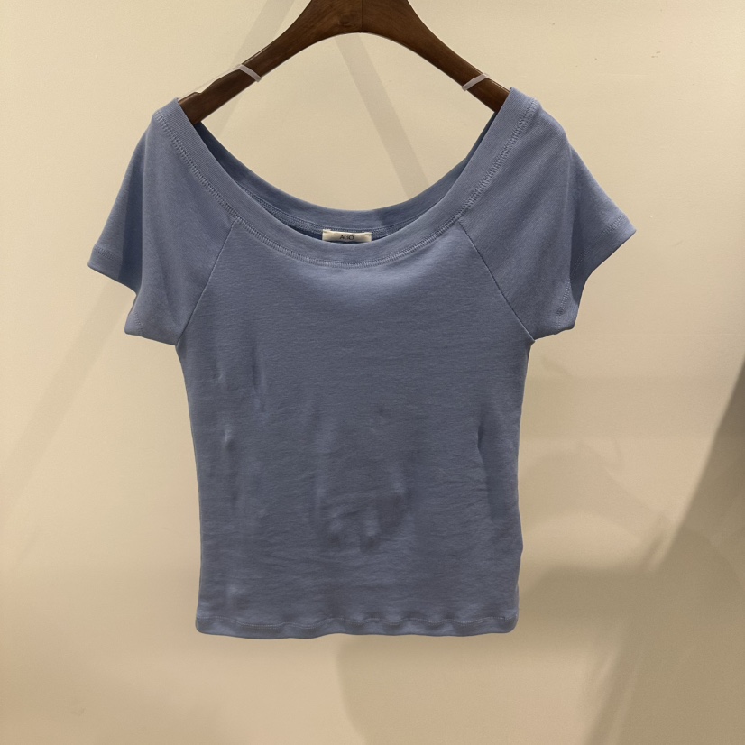 AGO東大門實拍韓國女士新款26春夏26夏季休閑職業時尚T恤AGOT恤圖色4