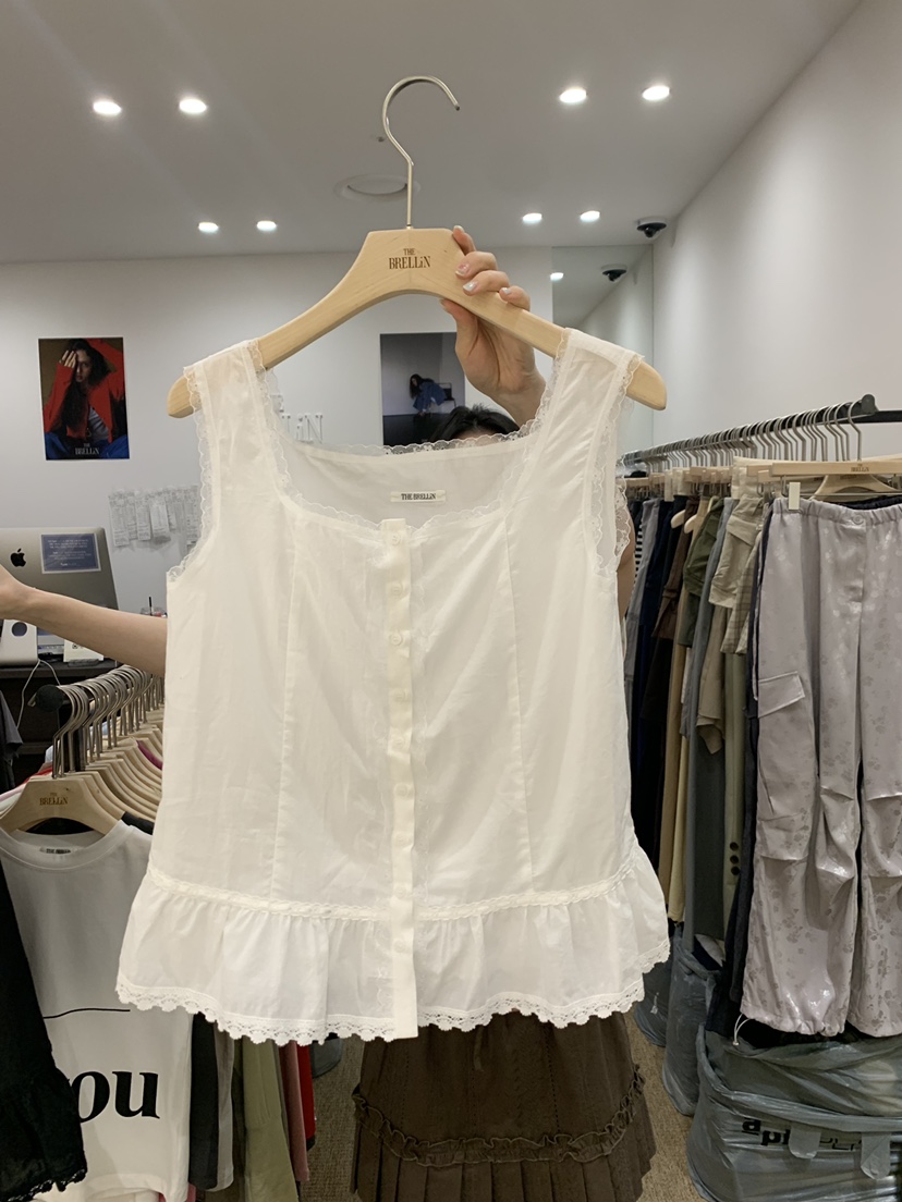 BRELLIN韓國東大門代購女裝新品26春夏人氣時尚熱賣吊帶背心BRELLIN吊帶/背心圖色1