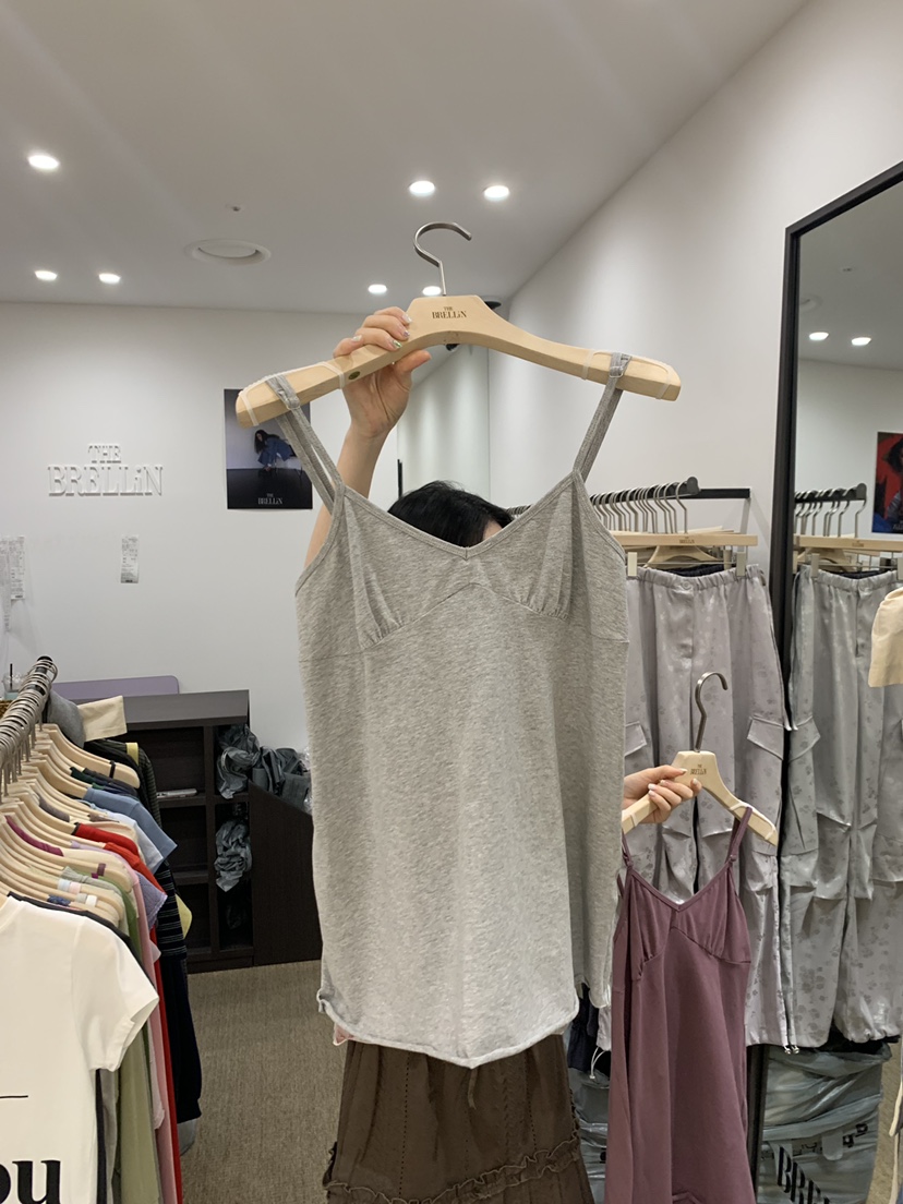 BRELLIN韓國東大門代購女裝新款職業熱賣26春夏26夏季吊帶背心BRELLIN吊帶/背心圖色1