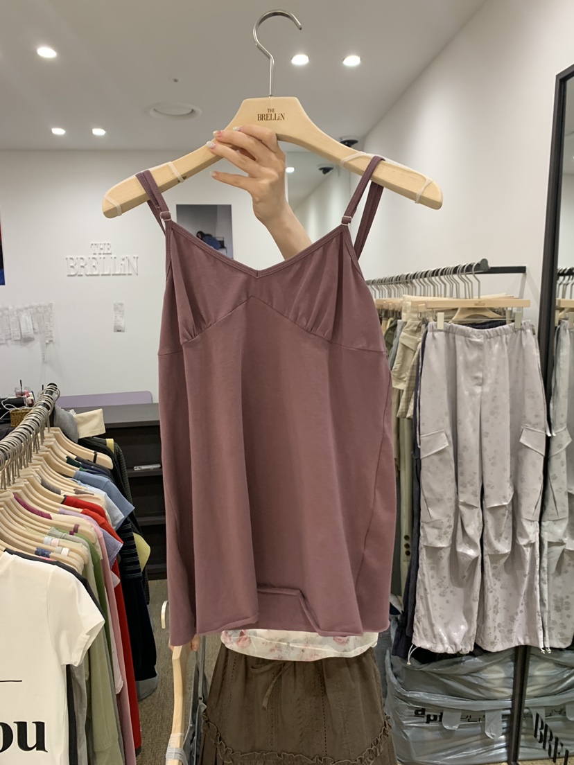 BRELLIN韓國東大門代購女裝新款職業熱賣26春夏26夏季吊帶背心BRELLIN吊帶/背心圖色2