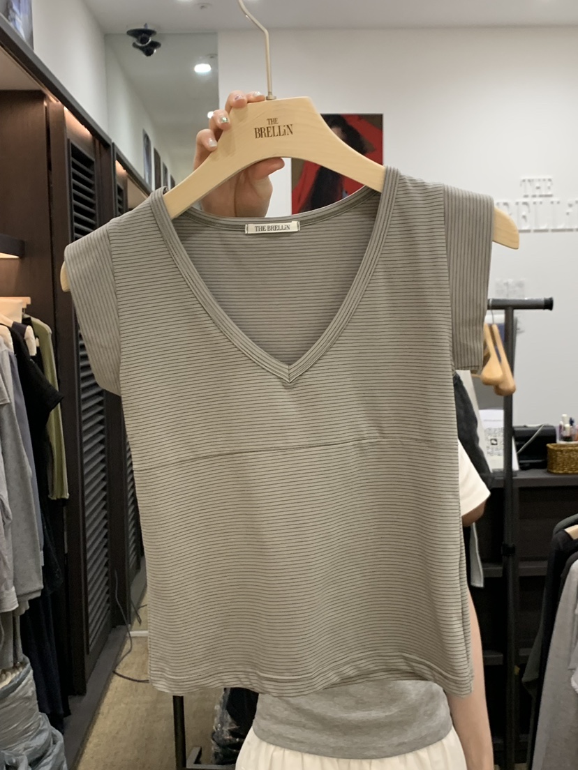 BRELLIN韓國代購女士新款26夏季人氣推薦職業時尚熱賣T恤BRELLINT恤圖色2