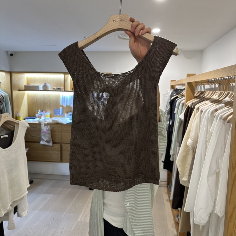 ROUNDER東大門直郵女裝新品職業26春夏真品時尚休閑吊帶背心ROUNDER吊帶/背心圖色2