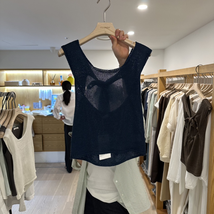 ROUNDER東大門直郵女裝新品職業26春夏真品時尚休閑吊帶背心ROUNDER吊帶/背心圖色3