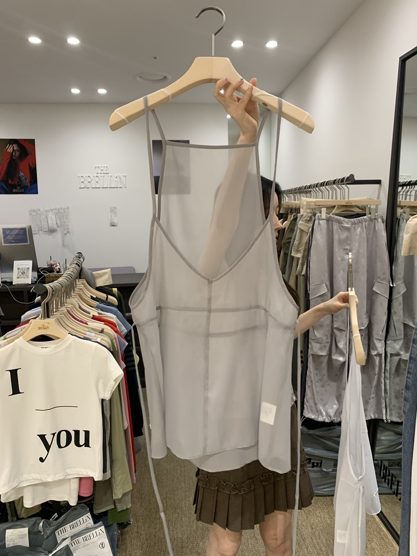BRELLIN韓國東大門直郵女士新品人氣26夏季休閑推薦吊帶背心BRELLIN吊帶/背心圖色2