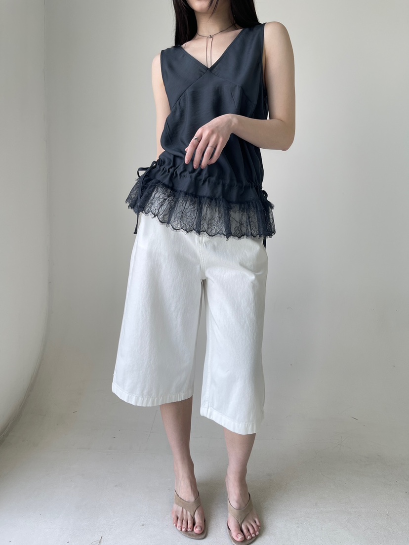 CENTO韓國代購女士新款人氣時尚休閑職業26春夏吊帶背心蕾絲CENTO吊帶/背心