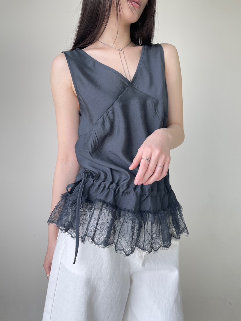 CENTO韓國代購女士新款人氣時尚休閑職業26春夏吊帶背心蕾絲CENTO吊帶/背心