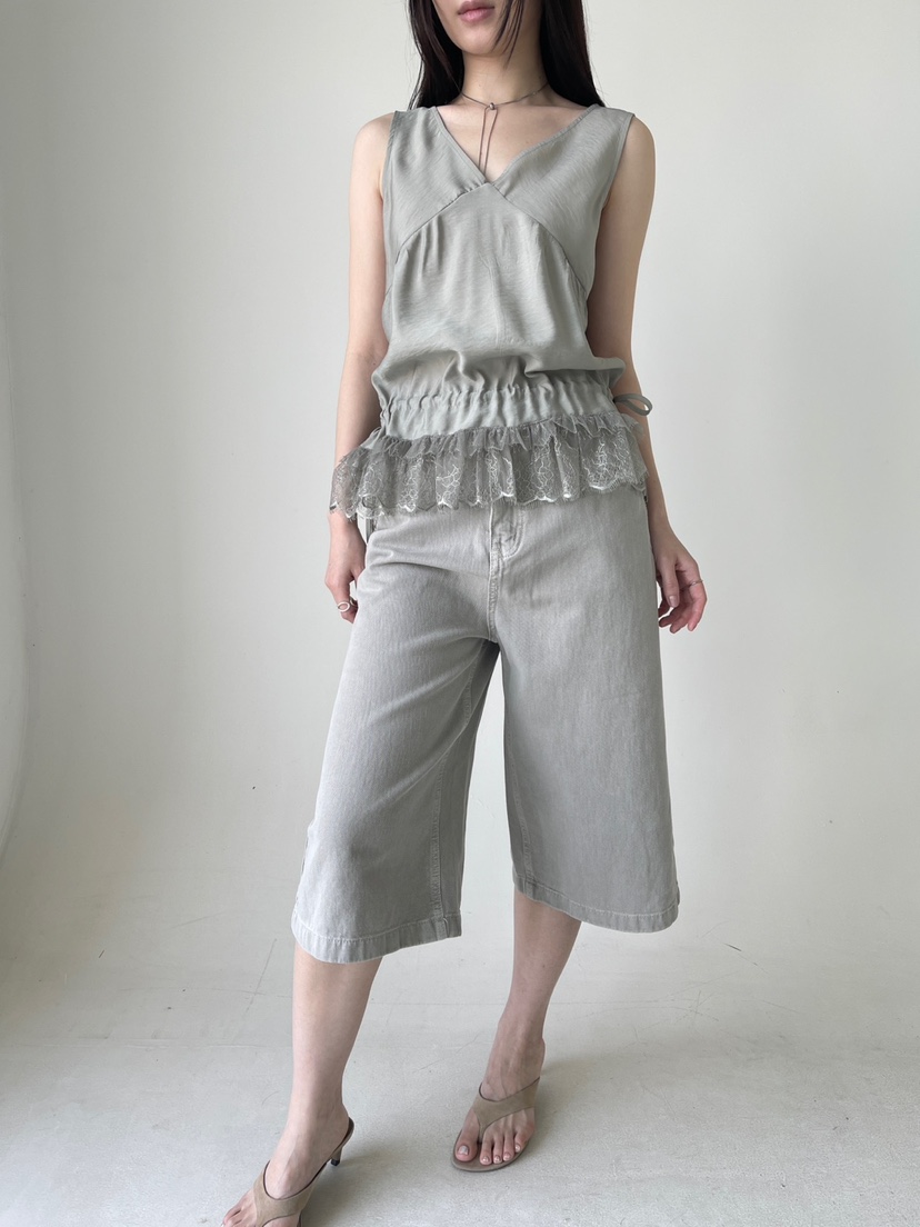 CENTO韓國代購女士新款人氣時尚休閑職業26春夏吊帶背心蕾絲CENTO吊帶/背心