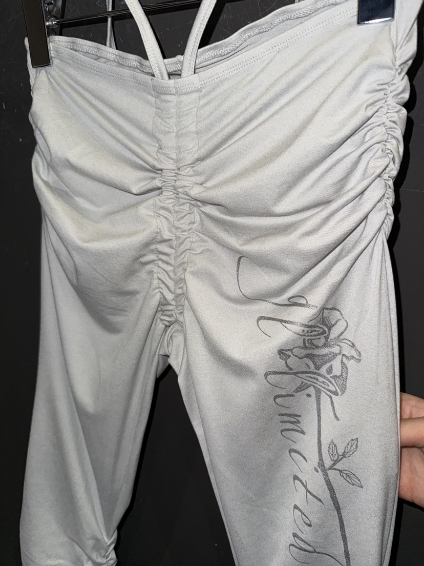 GATELESS韓國東大門代購女士新款26春夏推薦時尚休閑褲褶皺GATELESS休閑褲