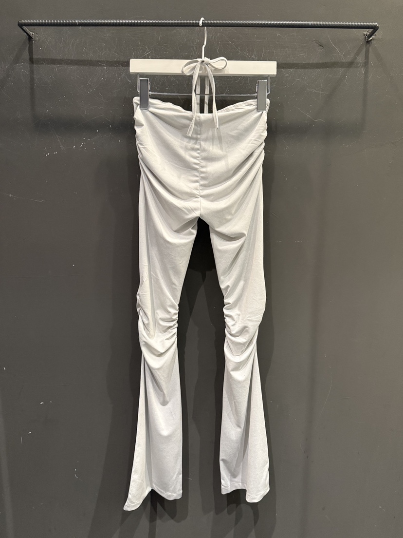 GATELESS韓國東大門代購女士新款26春夏推薦時尚休閑褲褶皺GATELESS休閑褲