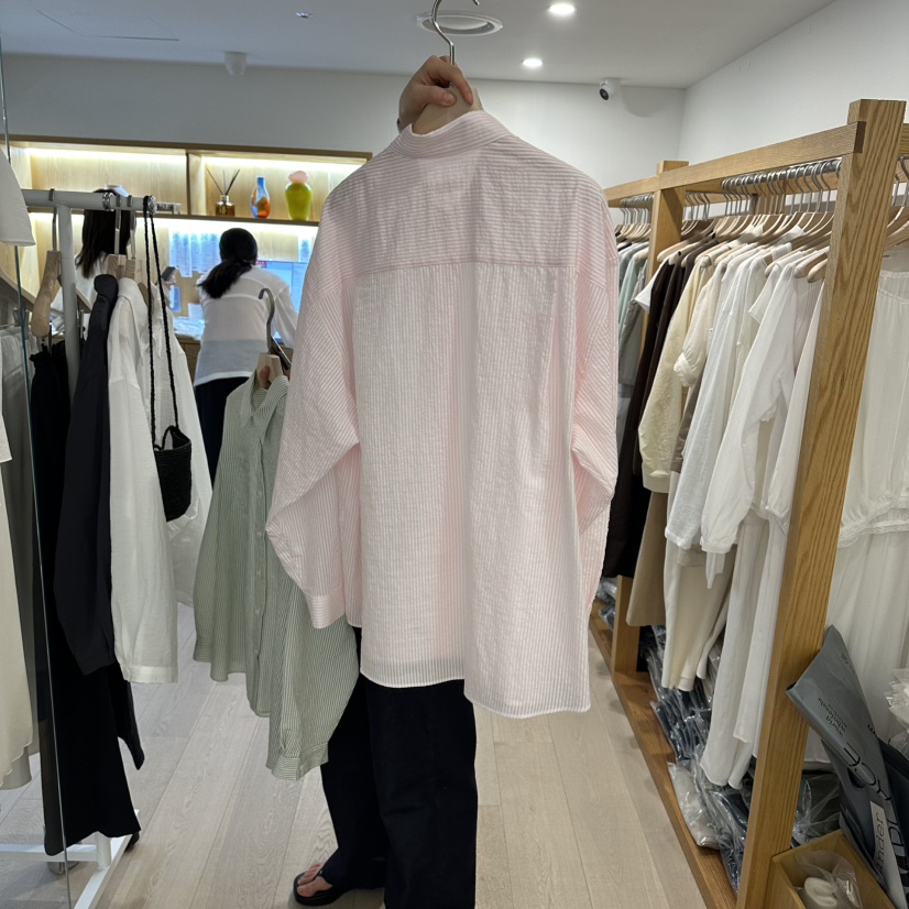 ROUNDER韓國代購女士新款26春夏時尚休閑職業推薦襯衫蕾絲衫ROUNDER襯衫/蕾絲衫