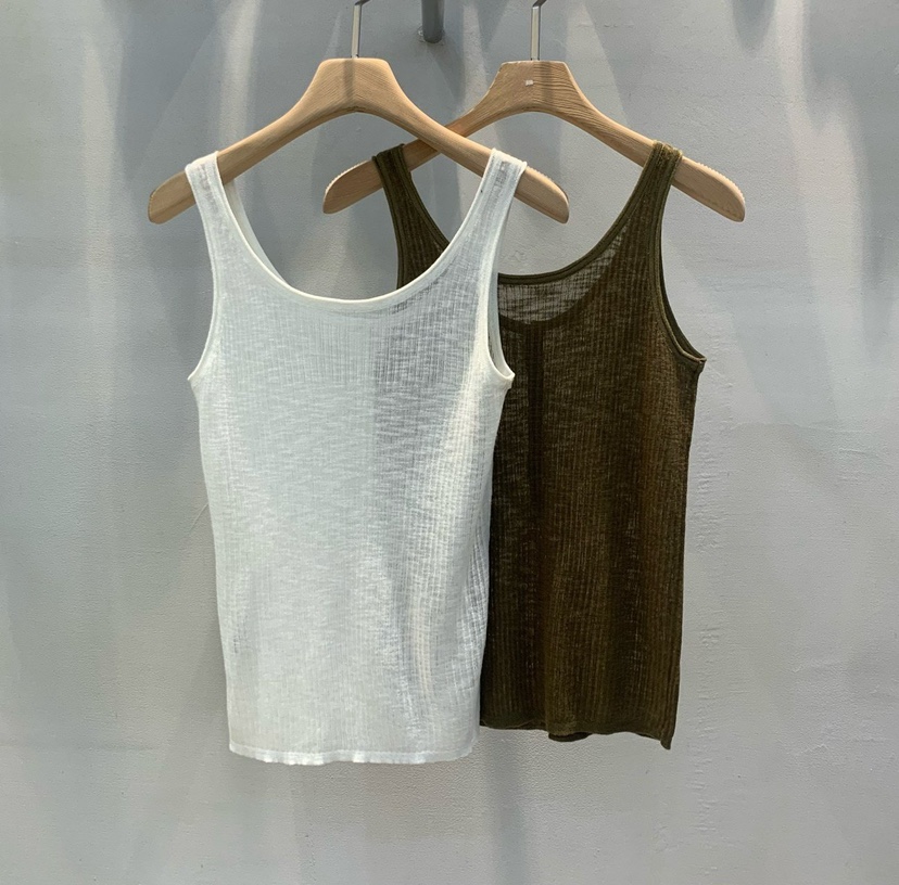 THE SIL東大門實拍韓國女裝新品26夏季熱賣吊帶背心紐扣THE SIL/1 2ILLY吊帶/背心