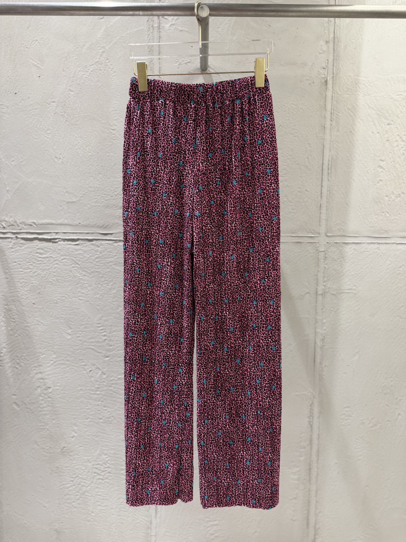 UNICO-p韓國東大門代購女裝新款26夏季時尚人氣休閑褲豹紋UNICO休閑褲圖色2