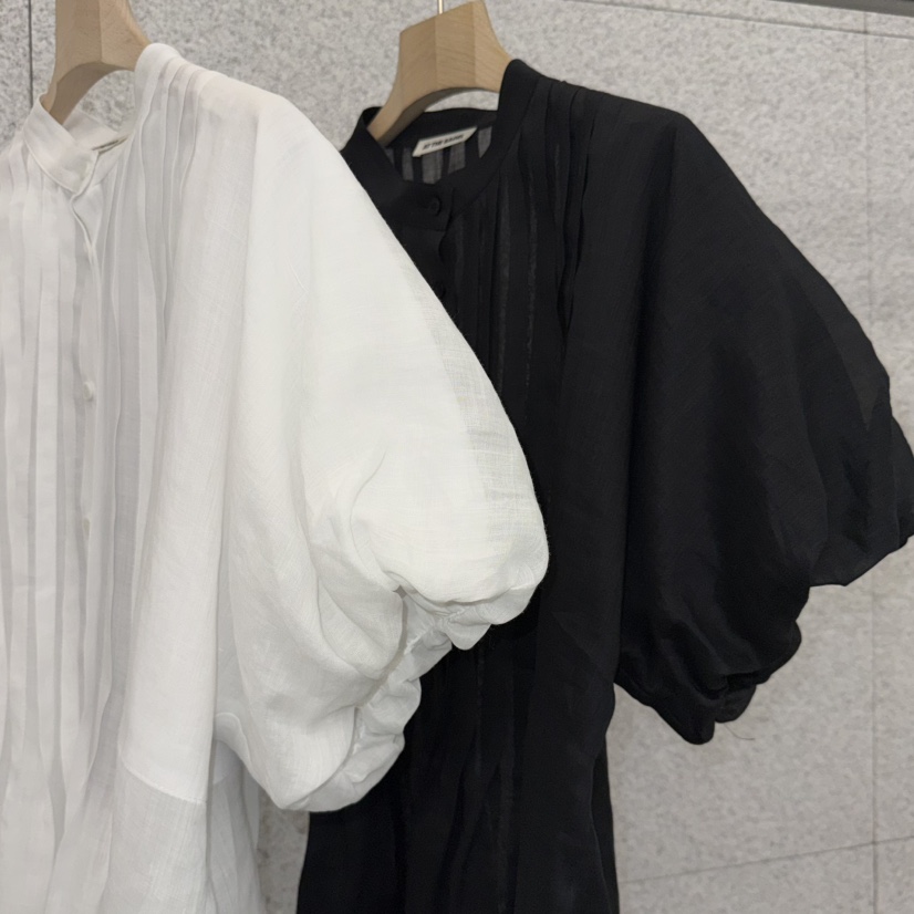 AT THE BAGEL韓國直郵女裝新款26春夏26夏季襯衫蕾絲衫AT THE BAGEL襯衫/蕾絲衫