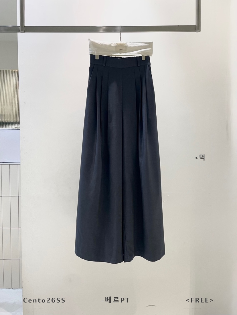 CENTO韓國東大門代購女士新品26春夏熱賣職業26夏季休閑褲CENTO休閑褲圖色2