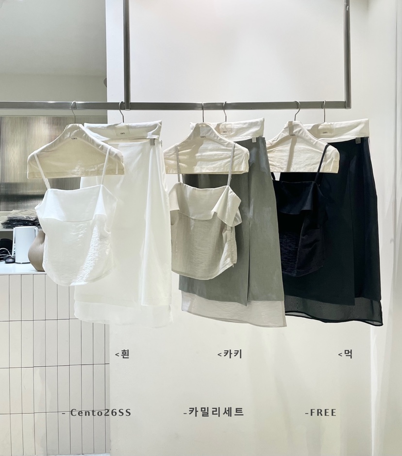 CENTO韓國代購女裝新品26夏季休閑26春夏熱賣半身裙中短裙CENTO半身裙/中短裙