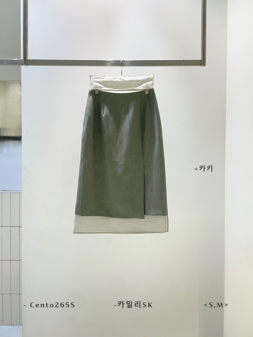 CENTO韓國代購女裝新品26夏季休閑26春夏熱賣半身裙中短裙CENTO半身裙/中短裙圖色2