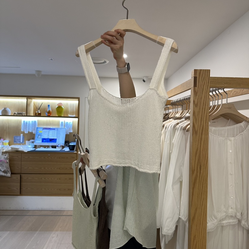 ROUNDER韓國直郵實拍女士新品26夏季職業熱賣推薦吊帶背心ROUNDER吊帶/背心