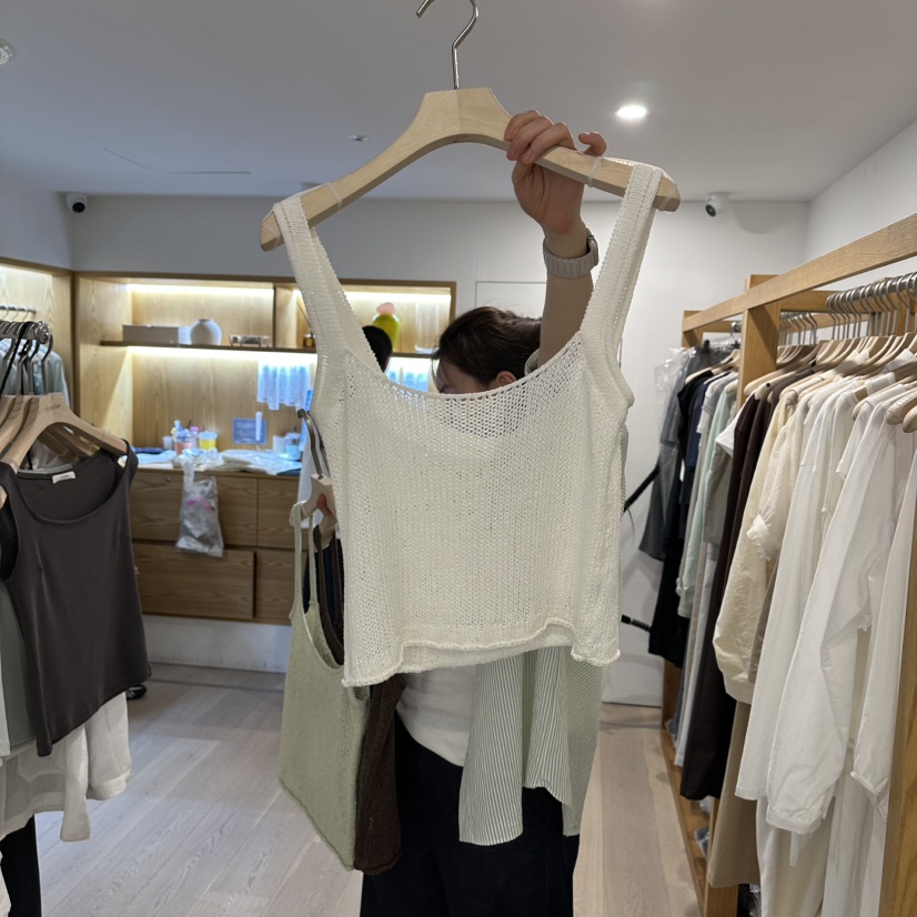 ROUNDER韓國直郵實拍女士新品26夏季職業熱賣推薦吊帶背心ROUNDER吊帶/背心圖色1