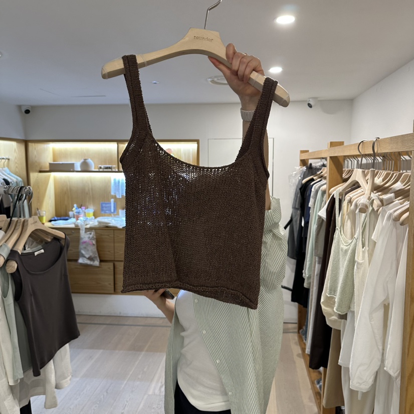 ROUNDER韓國直郵實拍女士新品26夏季職業熱賣推薦吊帶背心ROUNDER吊帶/背心圖色3