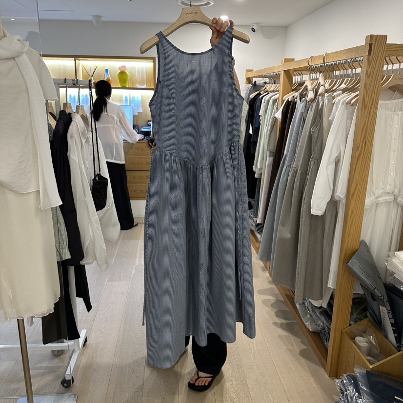 ROUNDER韓國直郵女裝新款人氣時尚休閑推薦26春夏真品連衣裙ROUNDER連衣裙圖色3深藍色