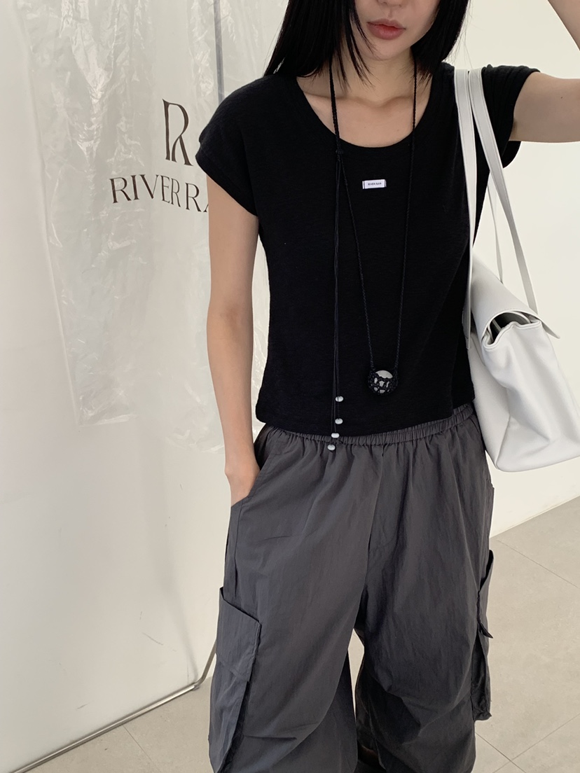 RIVER RAIN東大門直郵女士新款真品休閑26春夏人氣時尚T恤RIVER RAINT恤